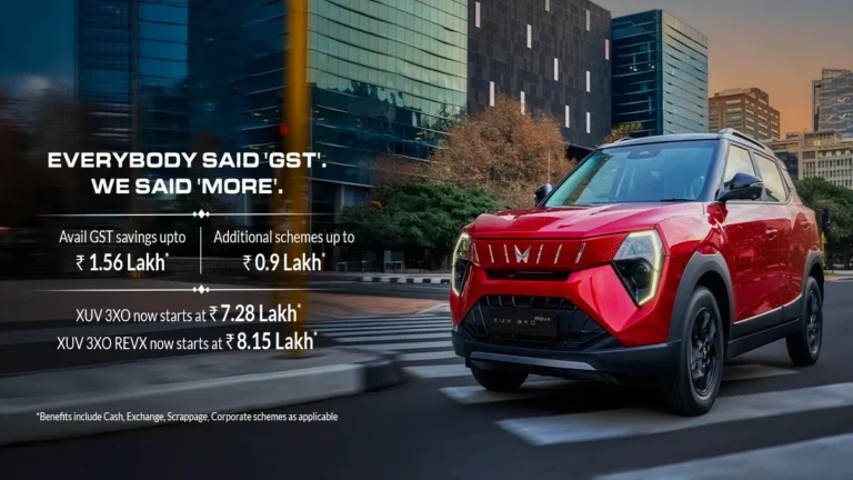 Mahindra XUV3XO discounts offer September 2025