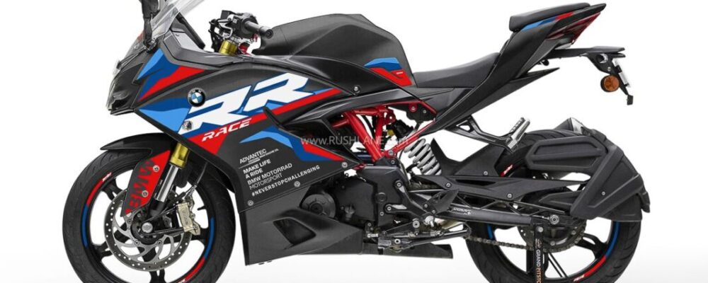 New BMW G 310 RR Limited Edition motorcycle with exclusive decals, full fairing design, and special 1/310 badging launched in India.