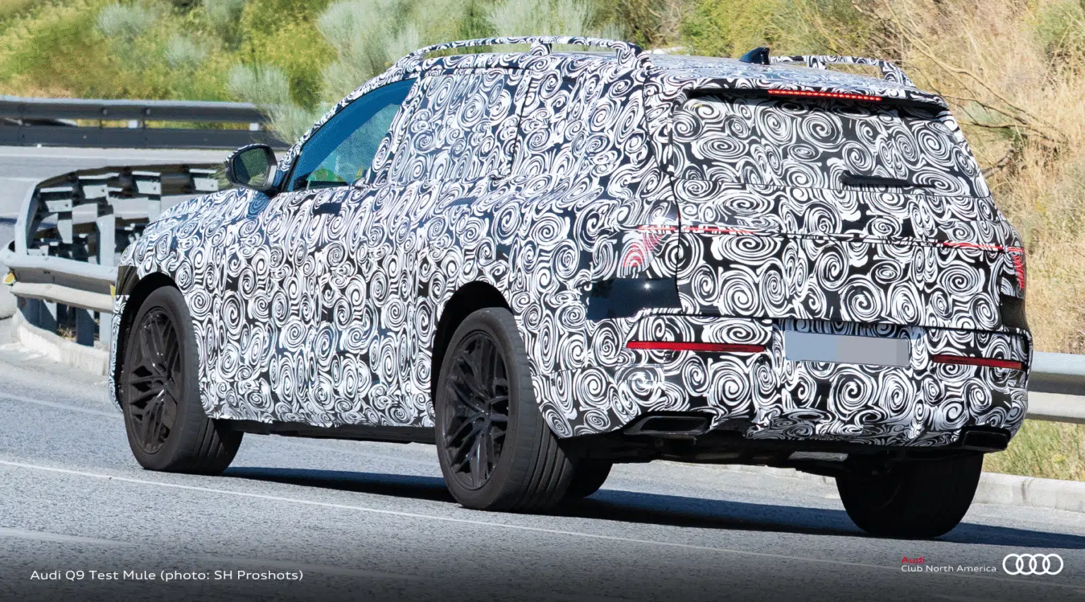Audi Q9 prototype spied during testing (Audi Q9 spy test)