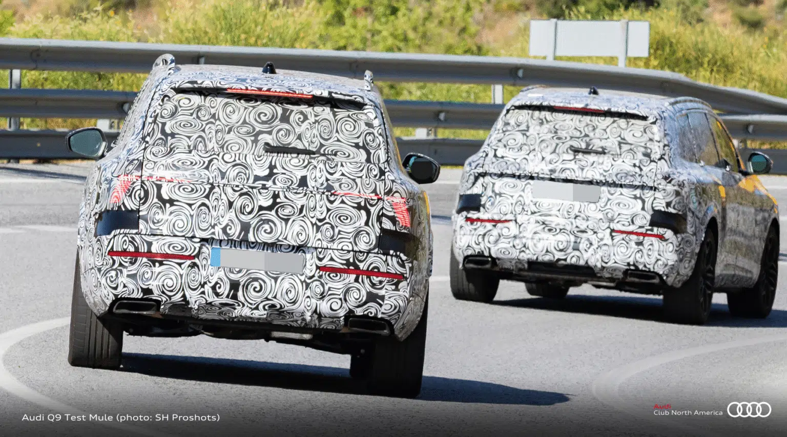 Audi Q9 prototype spied during testing (Audi Q9 spy test)