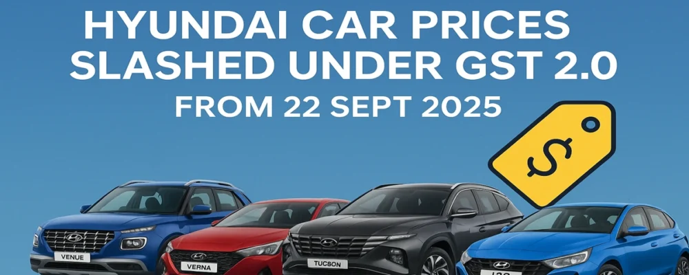 Hyundai Car Prices Slashed