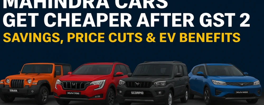 Mahindra SUVs Now Cheaper