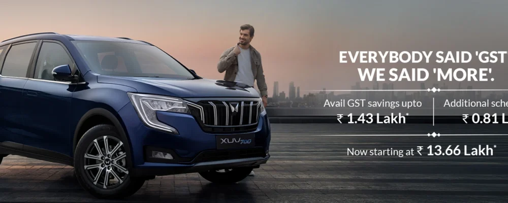 Mahindra XUV700 discounts September 2025