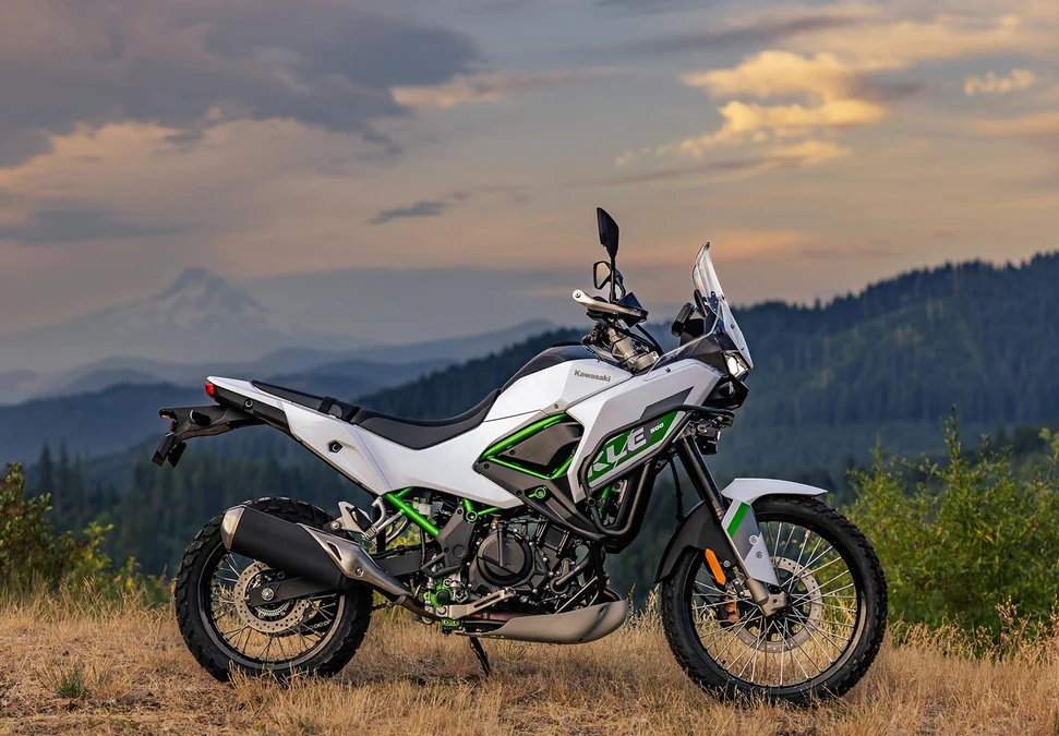 Kawasaki KLE 500 adventure bike