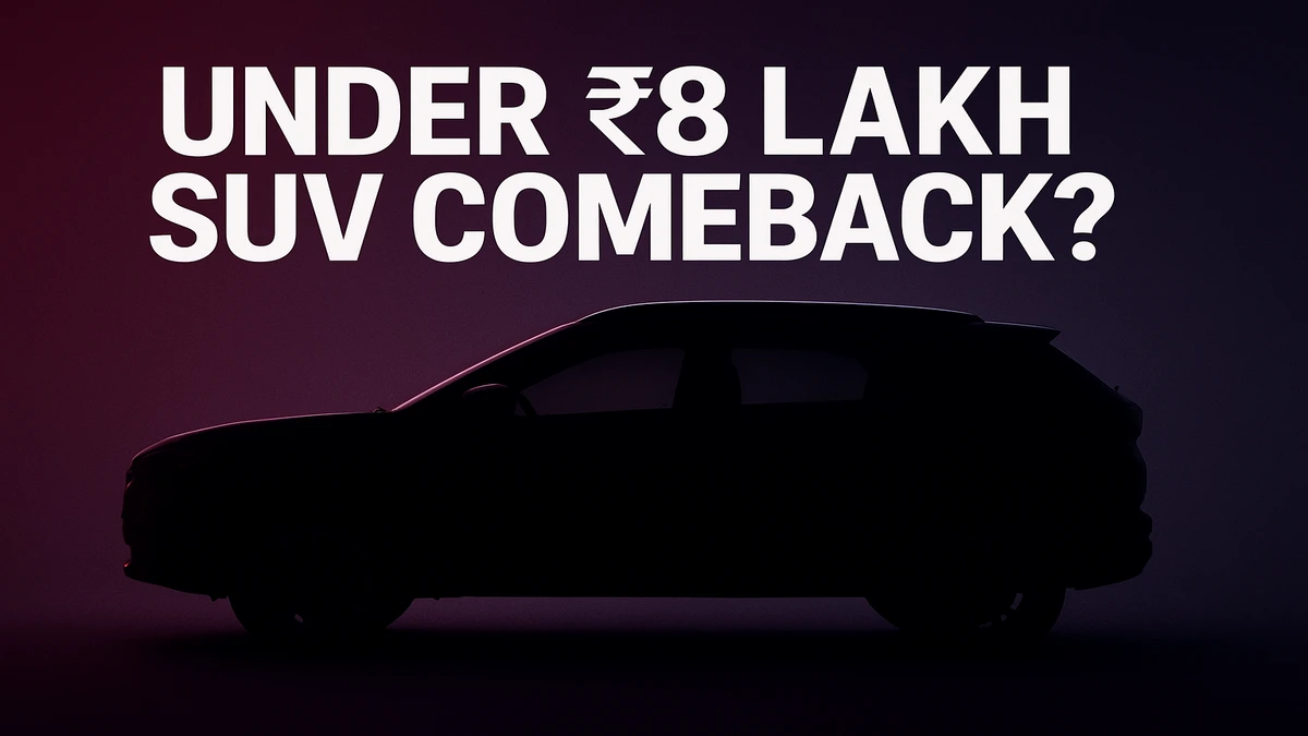 This Under 8 Lakh SUV Comeback Is Shaking Up the Market — Maruti on Alert!