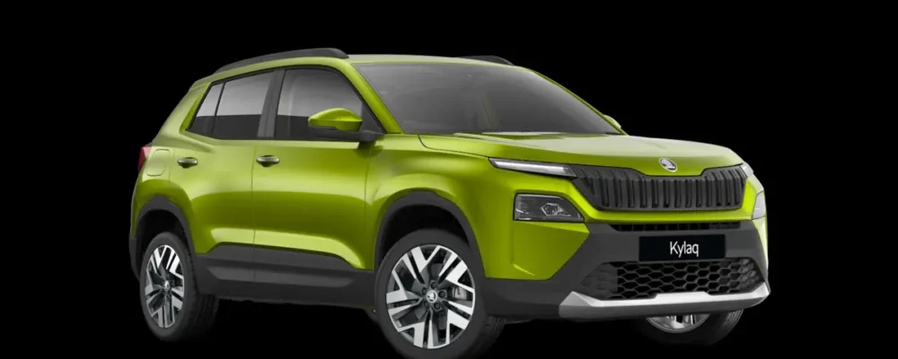 Skoda Kylaq base model exterior front view India