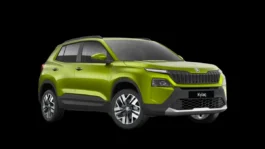 Skoda Kylaq base model exterior front view India