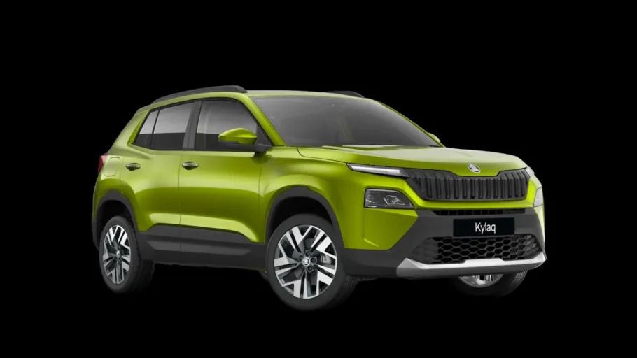Skoda Kylaq base model exterior front view India