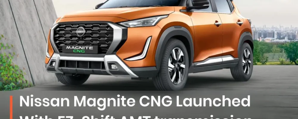 Nissan Magnite AMT CNG retrofit kit launched