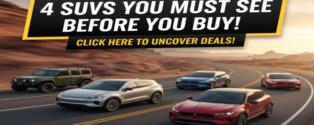 Top 4 Upcoming SUV Launches in Nov Dec 2025