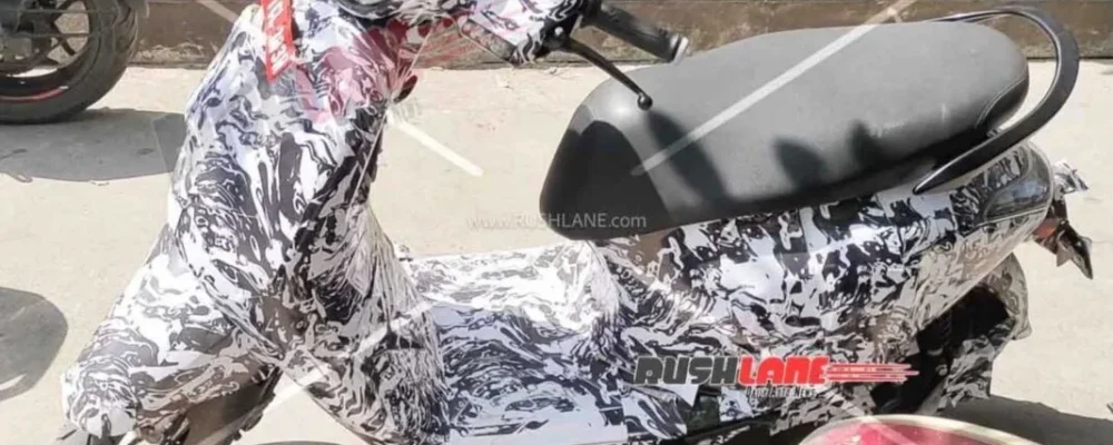 Bajaj Chetak Next-Gen electric scooter spied testing in India showcasing updated design and hub-motor