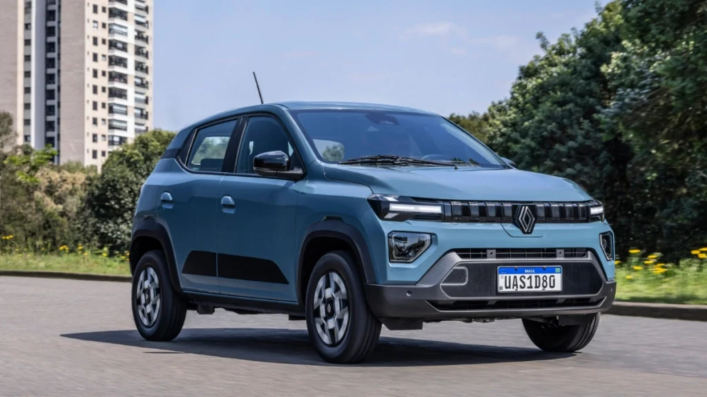 Renault Kwid EV Brazil E-Tech compact hatch specs and claimed 180 km range