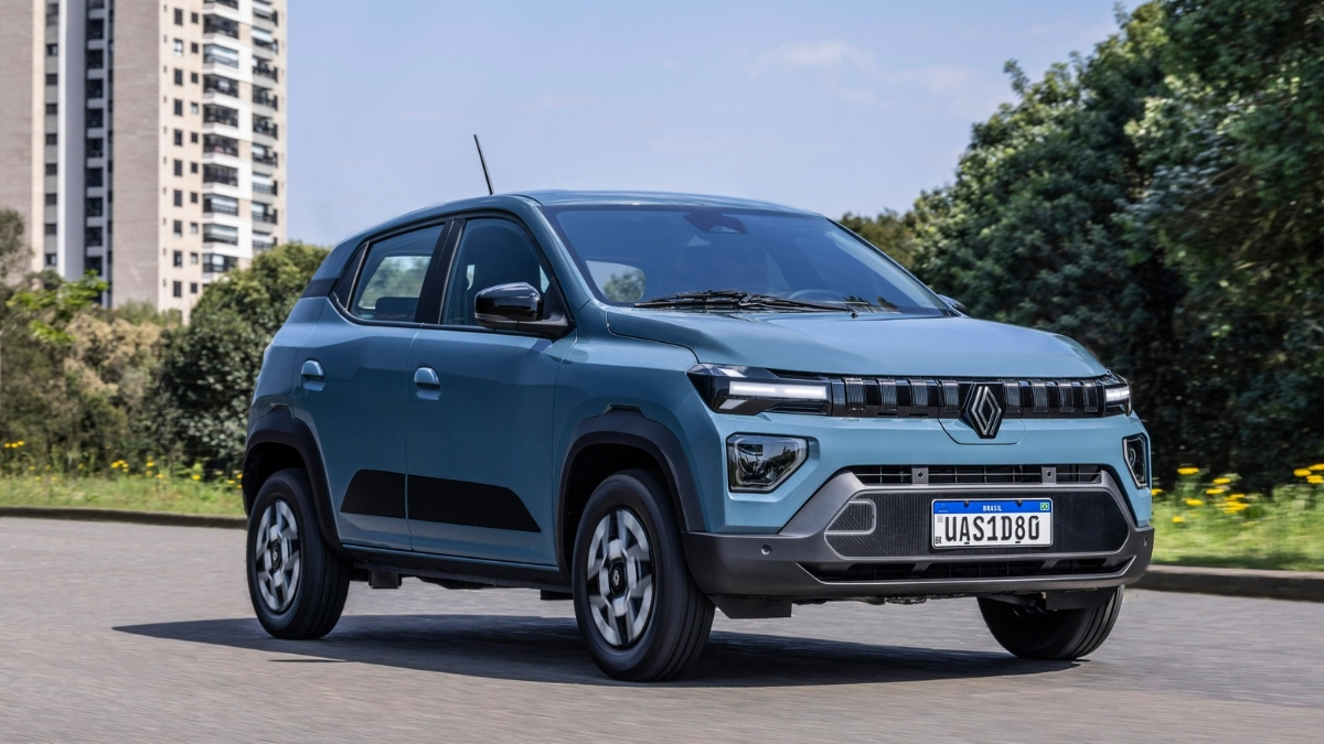 Renault Kwid EV Brazil E-Tech compact hatch specs and claimed 180 km range