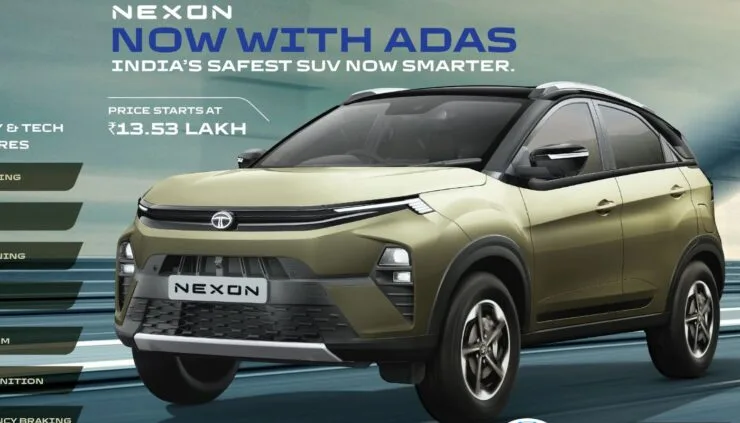 Tata Nexon ADAS variant launched in India at ₹13.53 lakh