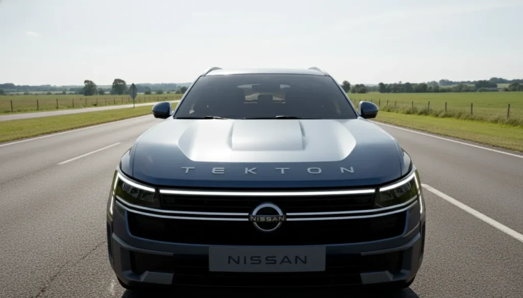 Nissan Tekton India design preview bold exterior and tech features