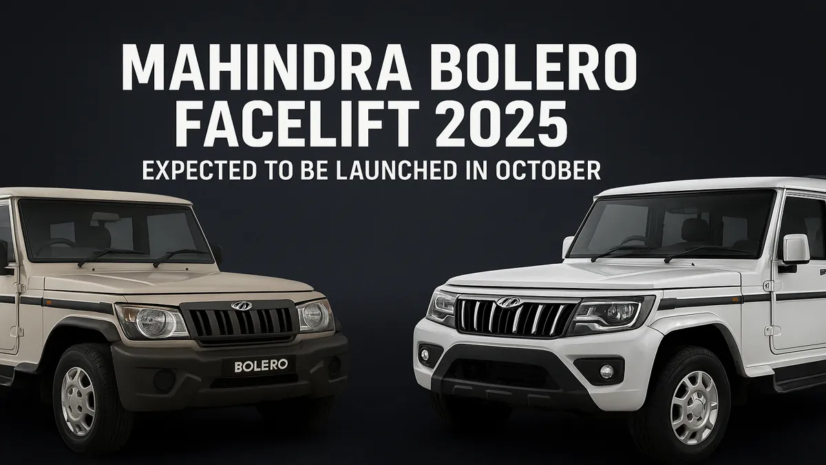 Mahindra Bolero Facelift 2025 new design and features comparison with previous-gen Bolero