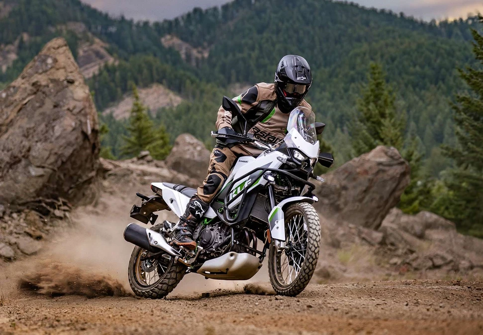 Kawasaki KLE 500 adventure bike