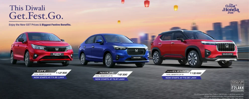 Honda Diwali Offers 2025 in October