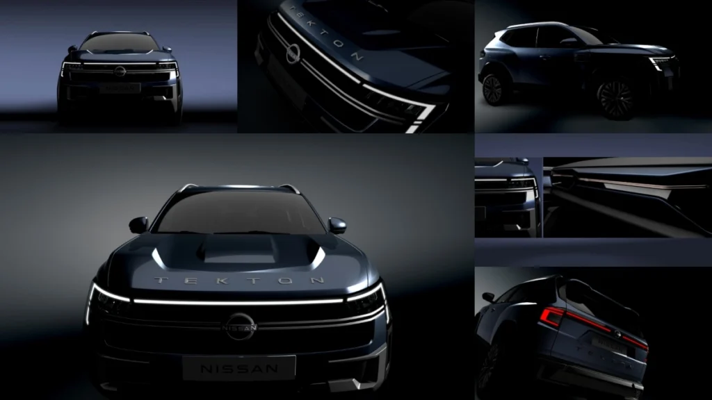 Nissan Tekton India design preview bold exterior and tech features