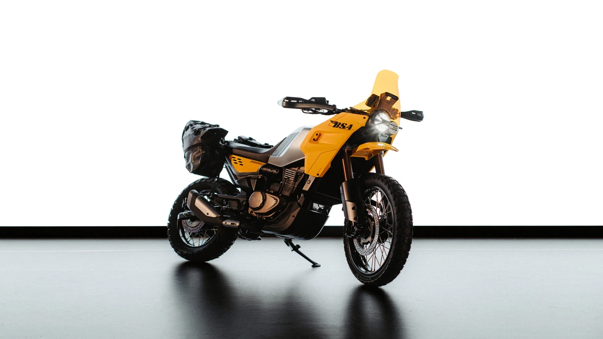 BSA Thunderbolt adventure bike unveiled