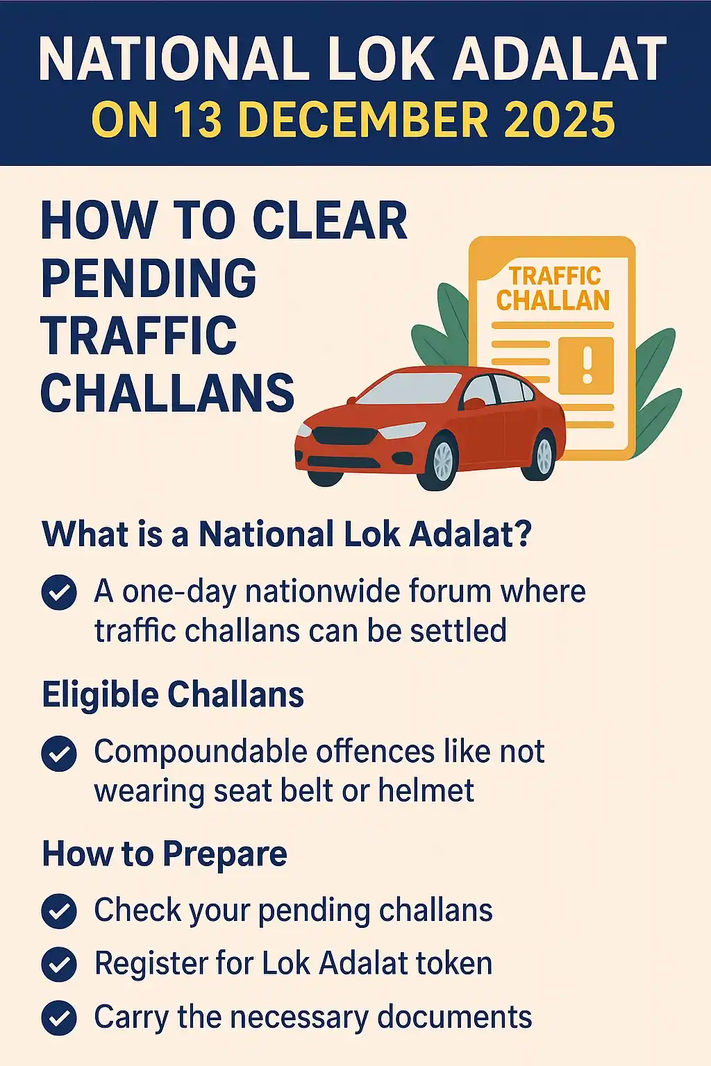 National Lok Adalat on 13 December 2025