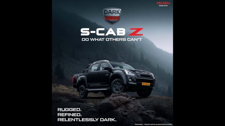 Isuzu S-Cab Z Dark Series Revealed