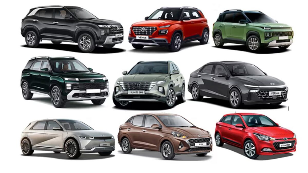 Hyundai model wise sales October 2025