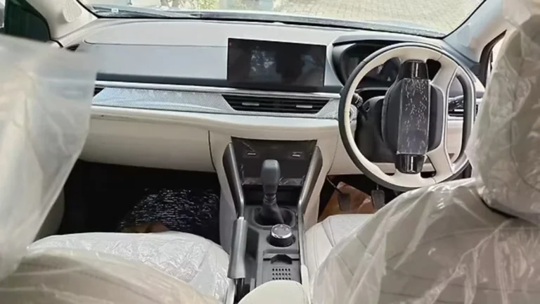 Tata Curvv Spied With Upgrades like Luxe Light-Beige Cabin