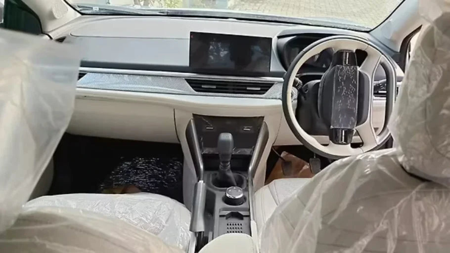 Tata Curvv Spied With Upgrades like Luxe Light-Beige Cabin