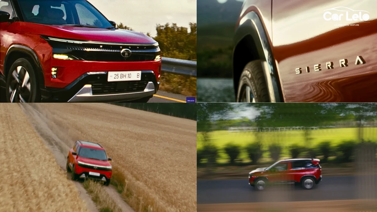 Tata Sierra Teaser Reveals Bold Red Colour