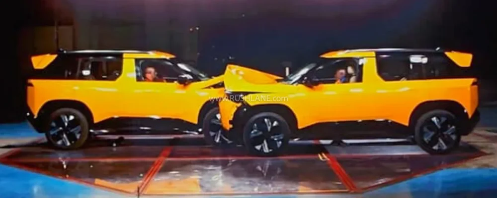 Tata Sierra Crash Test Reveals Head-On Car-to-Car Collision