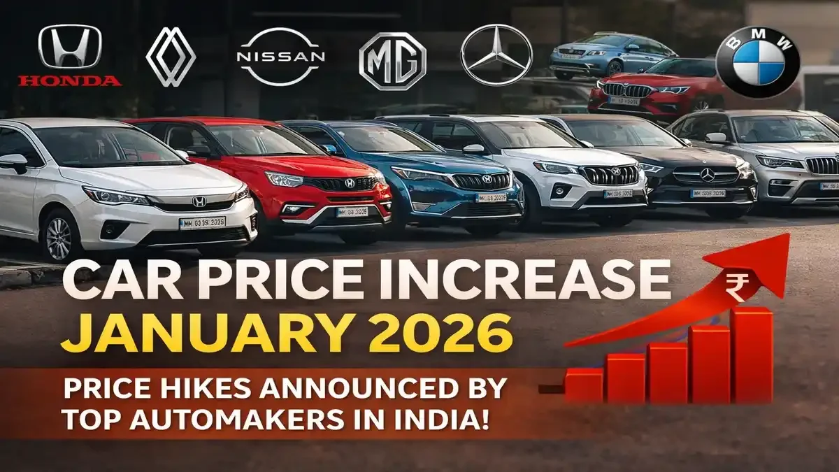 Car Price Increase January 2026 — Complete Guide for Indian Buyers